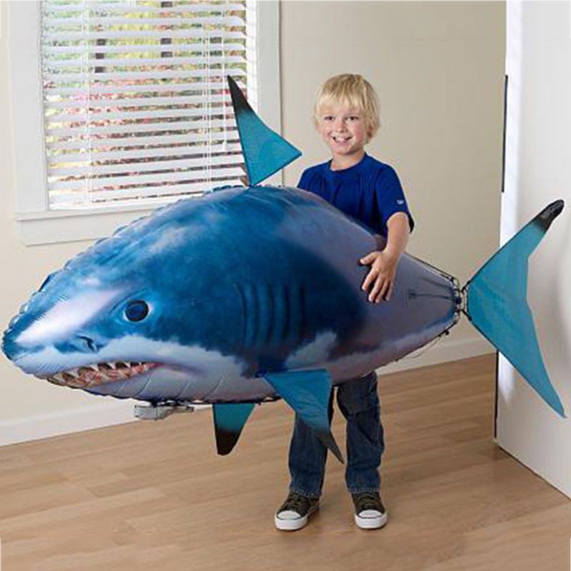 air swimming shark balloon