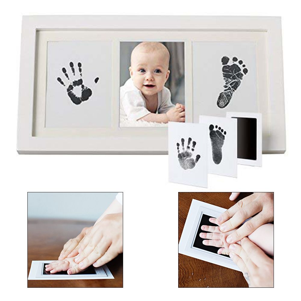 Baby Care Non-Toxic Handprint Footprint Imprint Kit Casting Newborn Clay Toy HOT