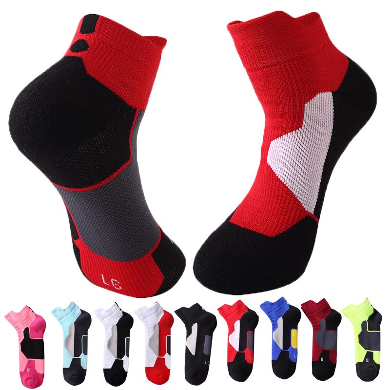 red and black basketball socks