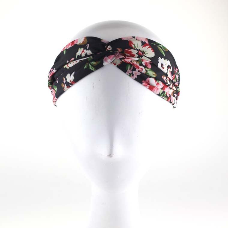 Headband Baby Girl Hair Bows Retro Hair Band Women Elastic Cross