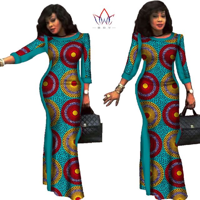 robe de soiree wax africain