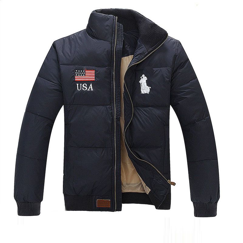 2020 Ralph Men Lauren Classic Flag Winter Mens Jacket Luxury Designer Down Jacket Pony Logo Warm 