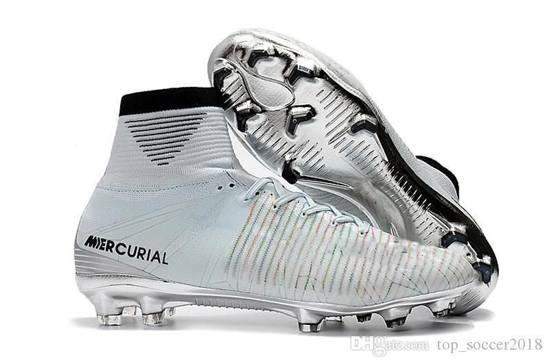 cr7 silver cleats