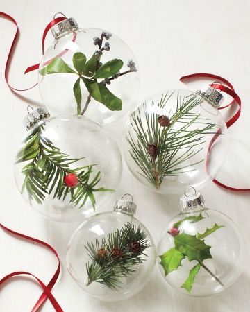 2 Dia15cm Clear Glass Christmas Balls Transparent Glass