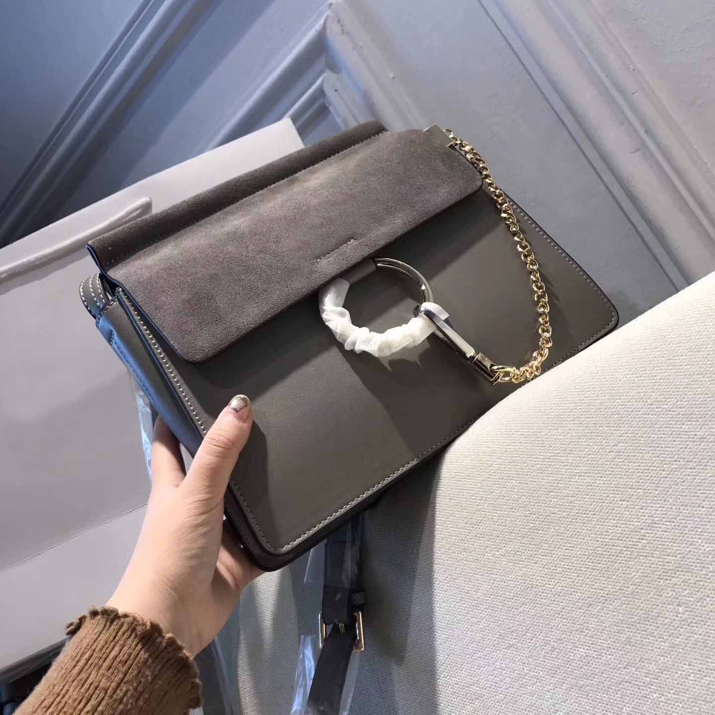Free Shiping Shoulder Bags Women Real Leather Chain Crossbody Bag 