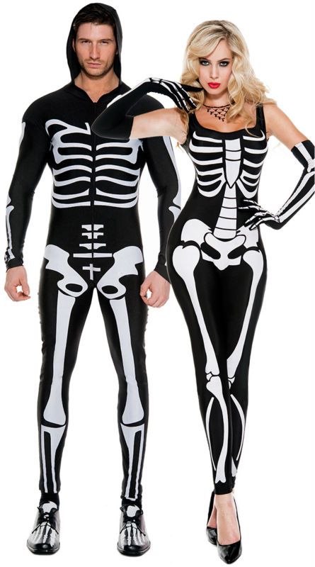 skeleton jumpsuit mens