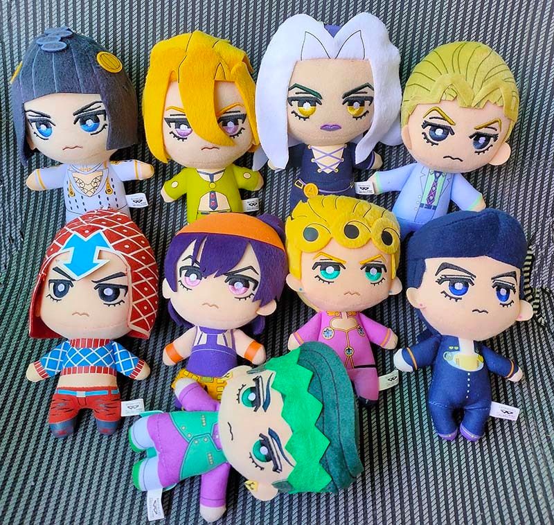 jojo's bizarre adventure golden wind plush
