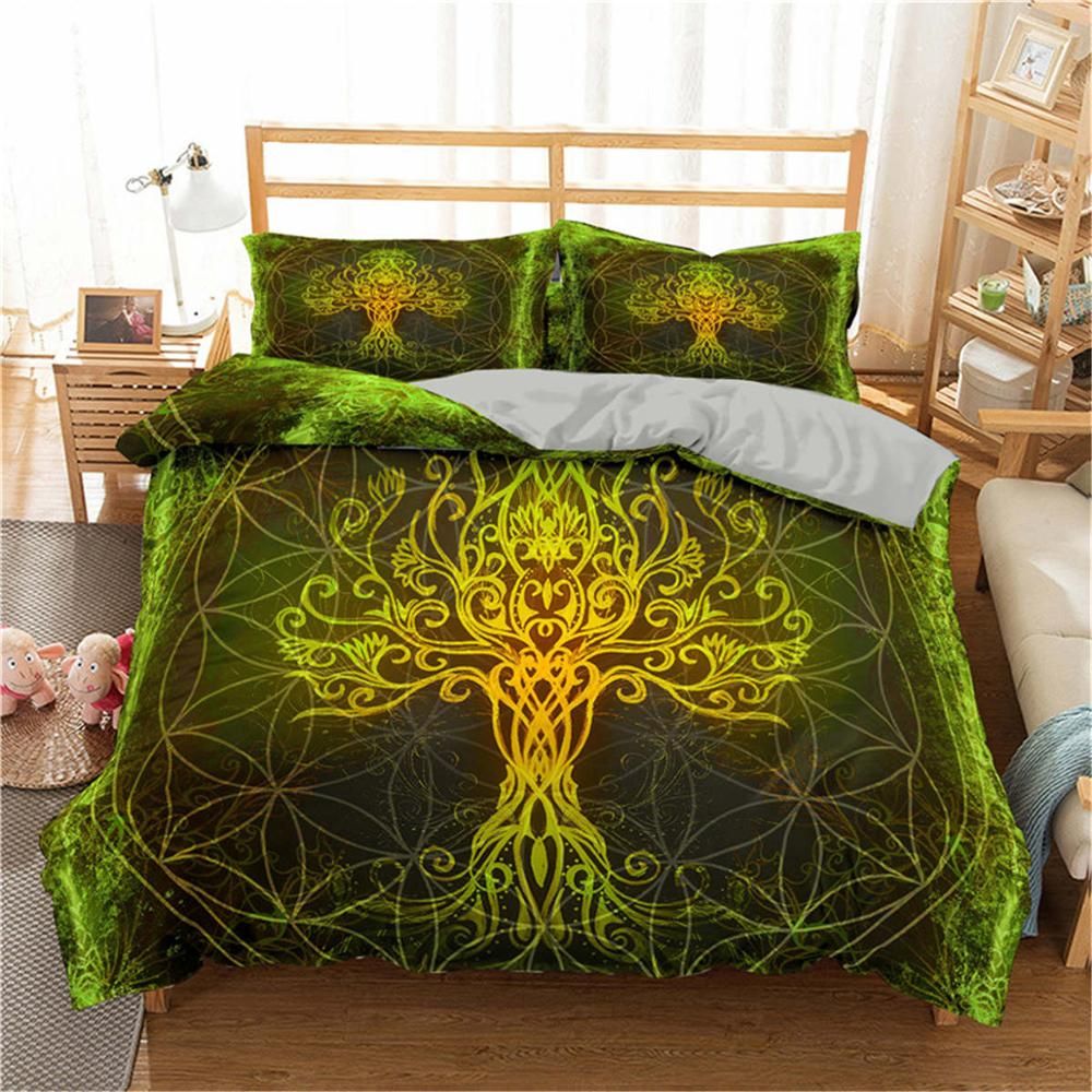 Zeimon 3d Hd Life Of Tree Printing Bedding Set Bohemian Elephant