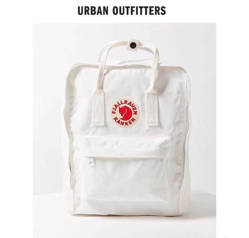 Fjallraven Kanken All White Bicycle 