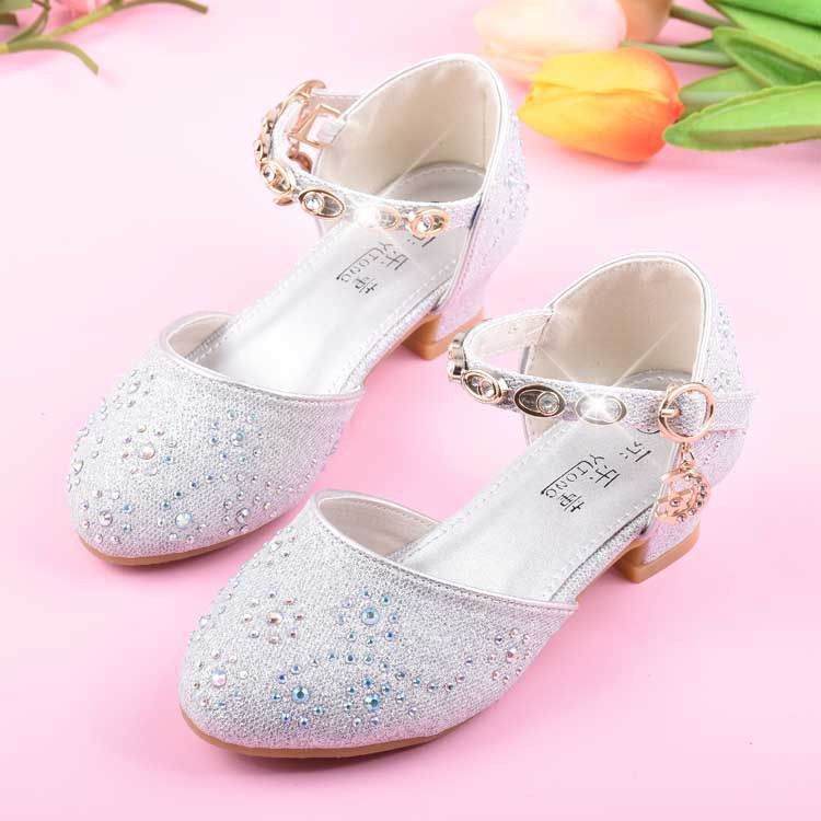 sapato infantil prata