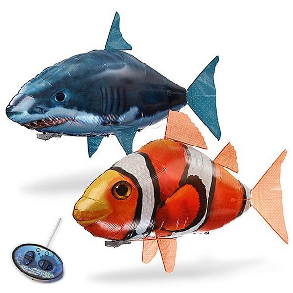 creative remote control inflatable shark toy ball