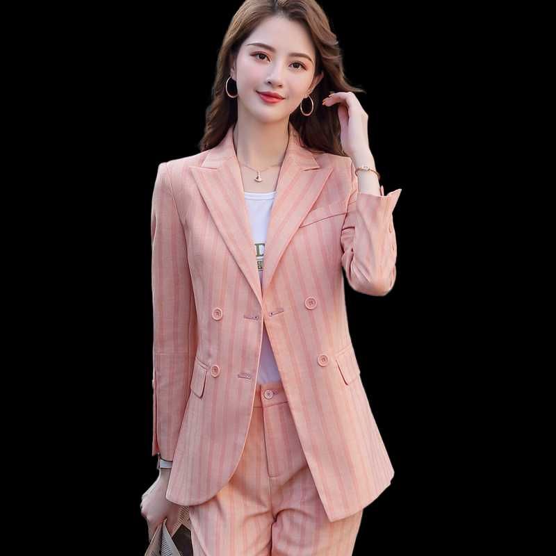 striped blazer womens outfit