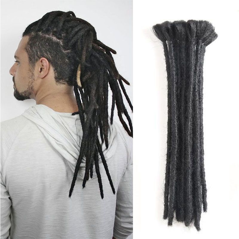 2020 Hot Dreadlock Extensions For Men 12 Inch 20strandssynthetic