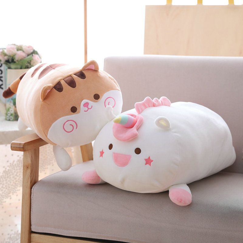 peluche gato unicornio