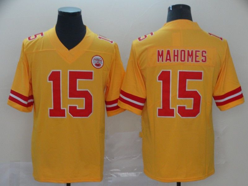 KC 15 Mahomes Yellow (no 150th patch))