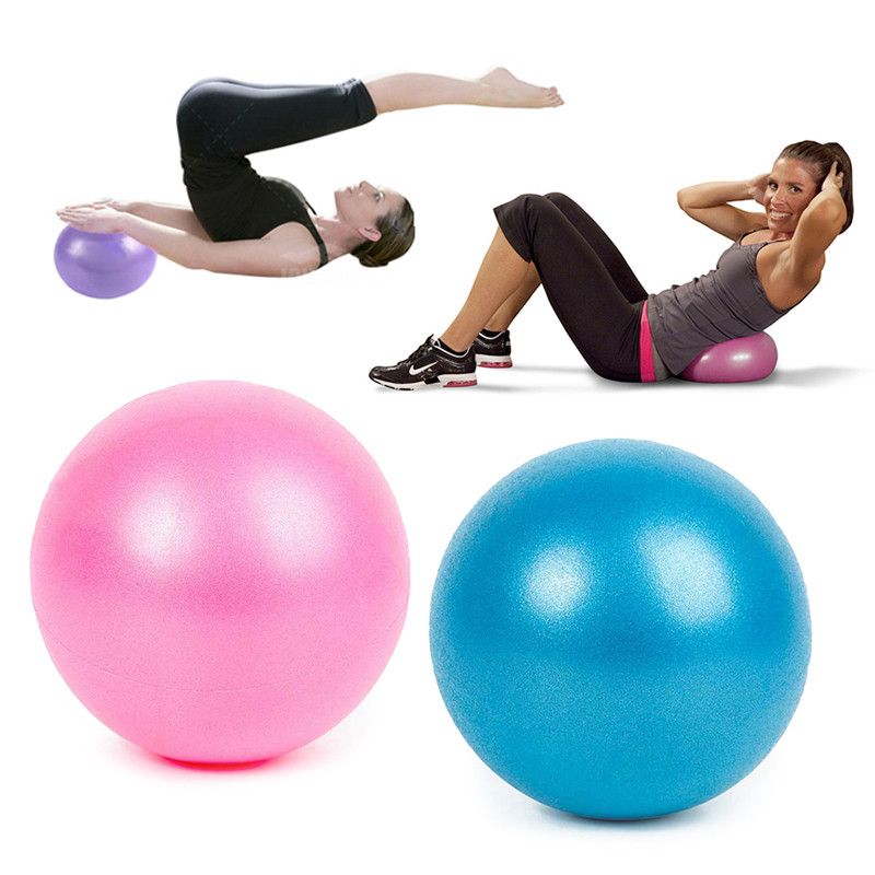25cm Yoga Pilates Ball Soft Ball for Fitness Core Exercise With Pump Popular 
