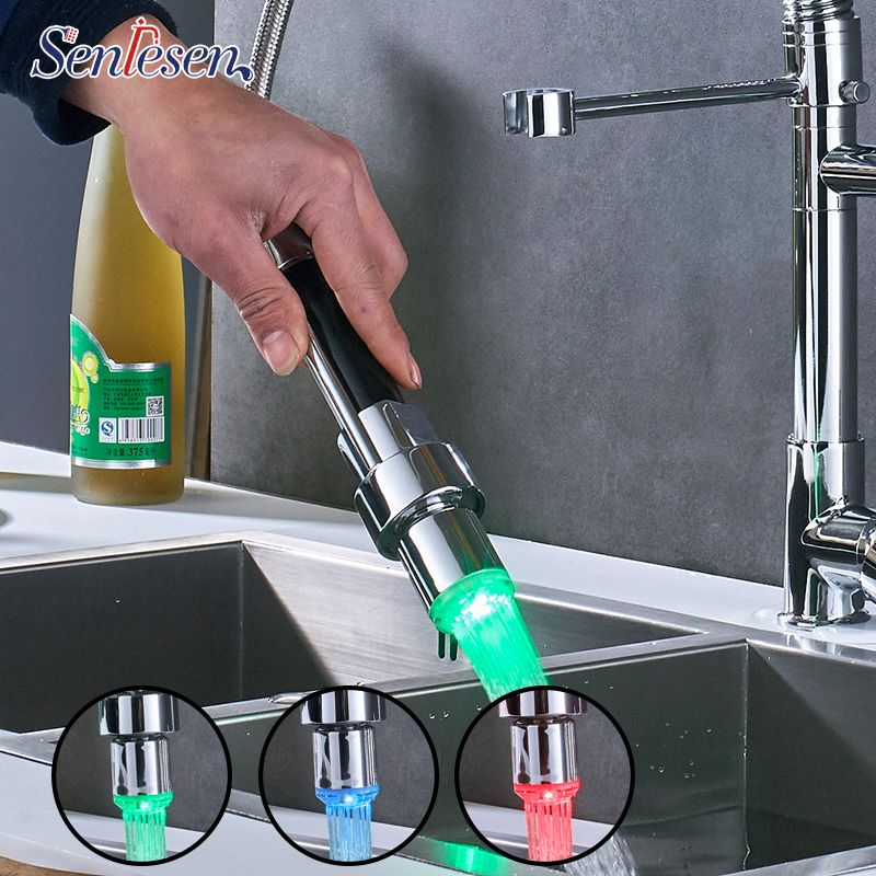 2020 Senlesen Chrome Brushed Nickle Pull Out Spray Kitchen Replacement Spray Head Kitchen Faucet Sink Sprayer Pull Out Nozzle From Hobarte 16 79 Dhgate Com