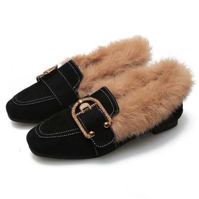 real fur moccasins