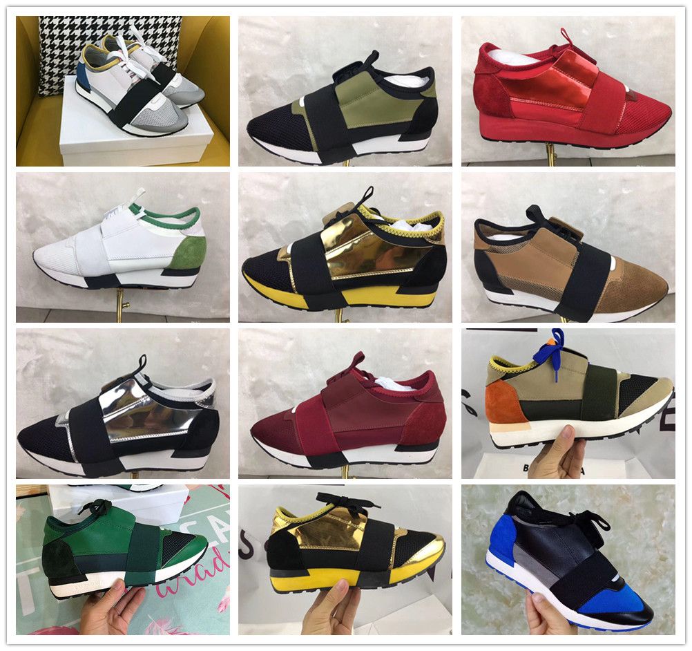 designer leather trainers