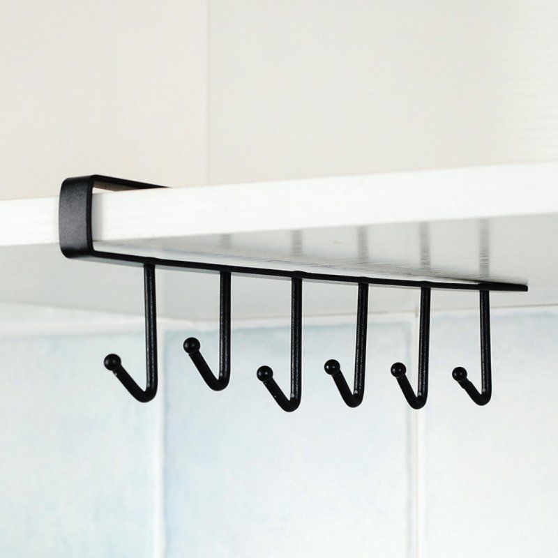 2019 Kitchen Cabinet Towel Hanging Hook Cup Mugs Storage
