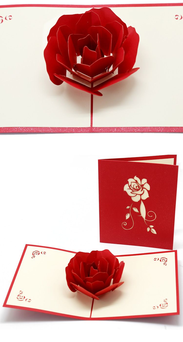 3d Pop Up Cards Hollow Flowers Birthday Card Anniversary Gifts Postcard Wedding Invitations Greeting Cards From Kiss U 2 42 Dhgate Com