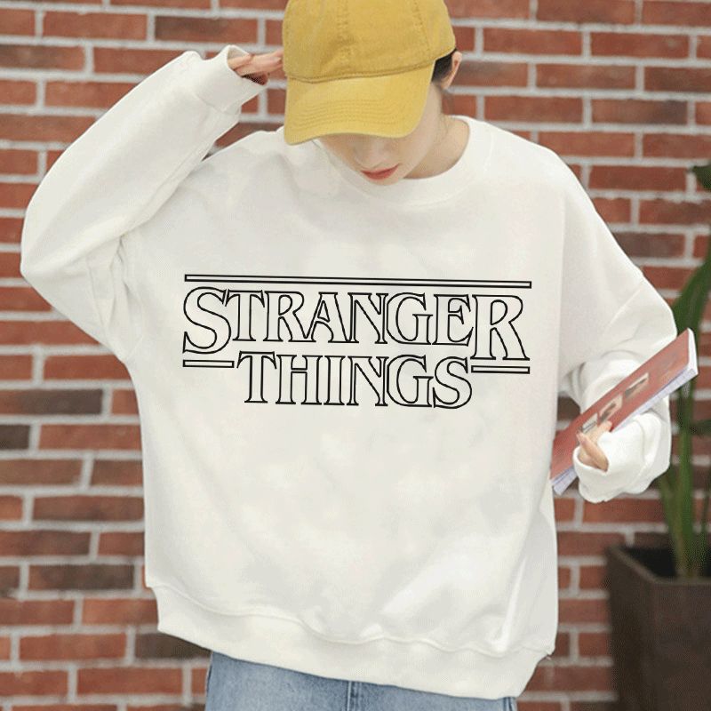 stranger things t shirt shein