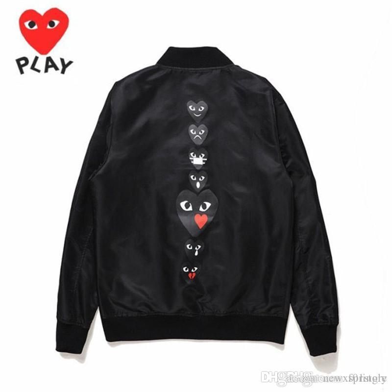 cdg baseball jacket