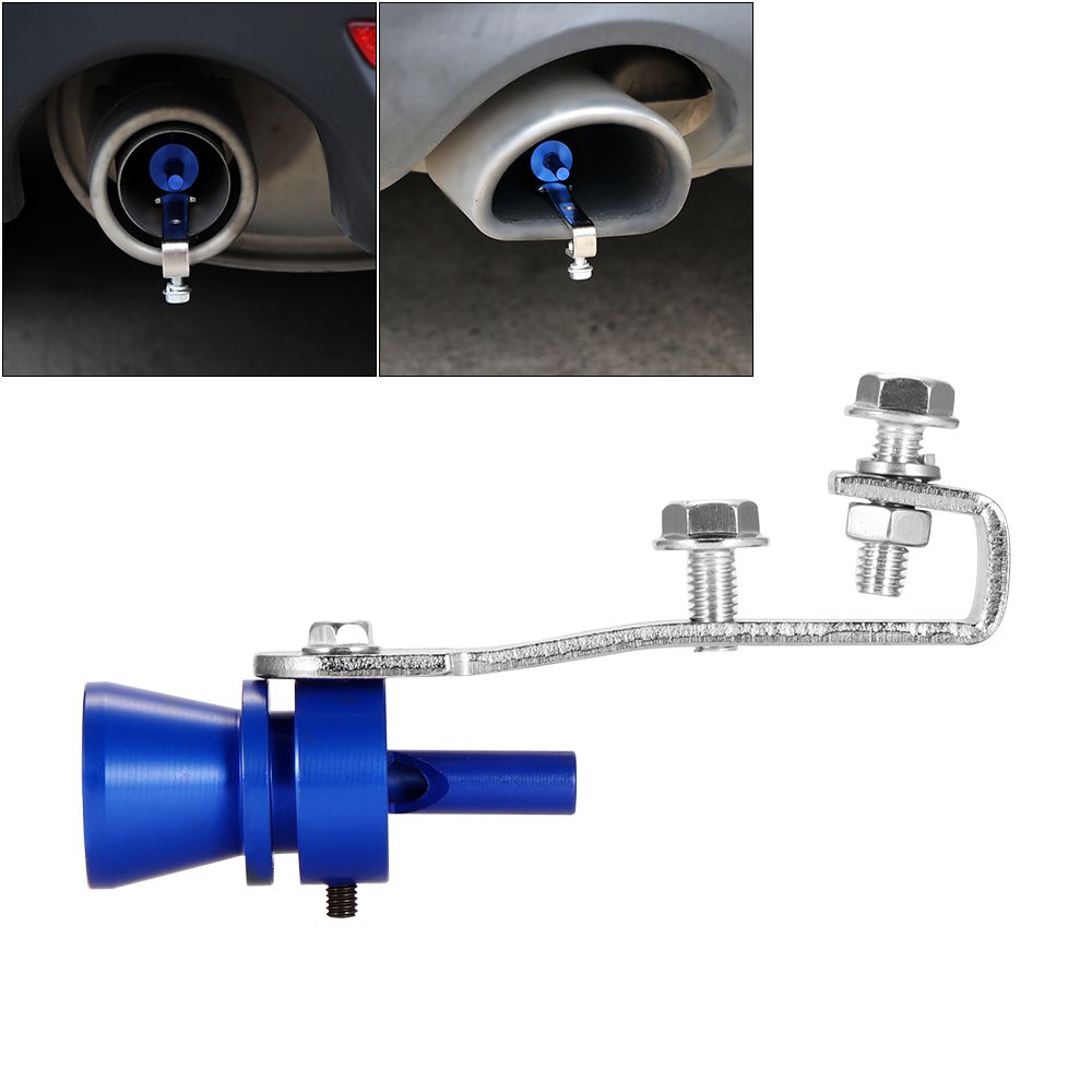 Car Turbo Sound Exhaust Muffler Pipe Blow Off Valve Simulator Whistler