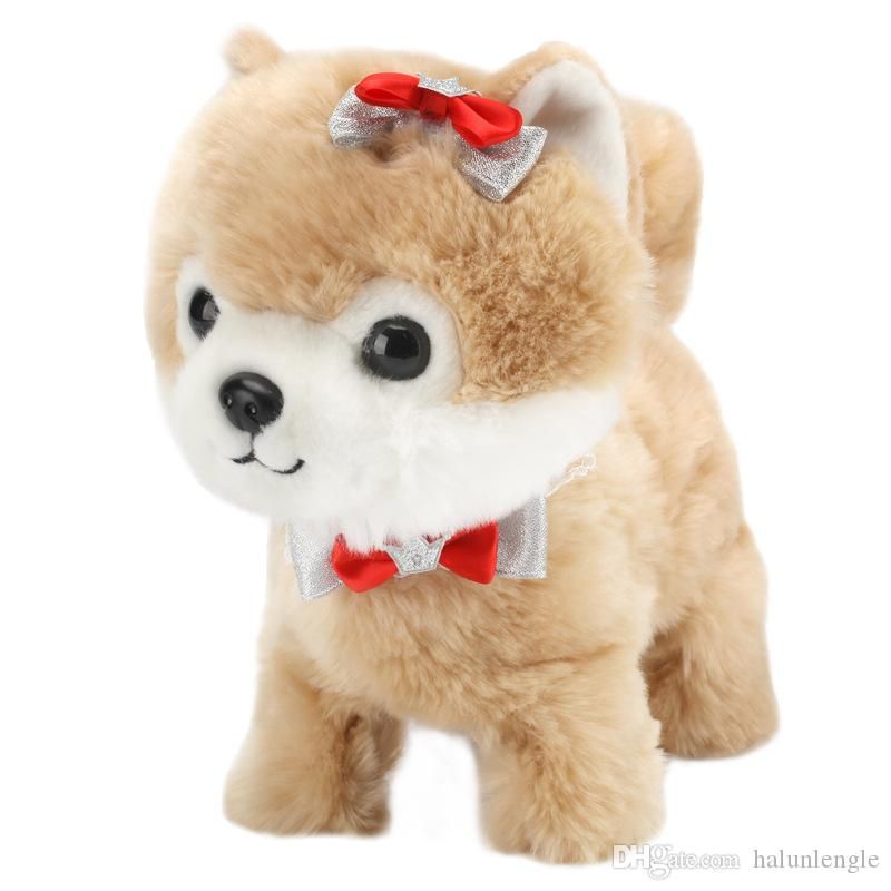 walking puppy toy on leash