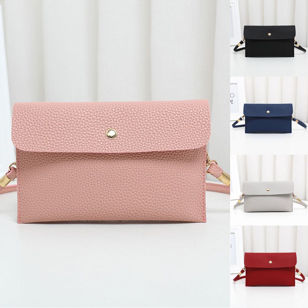 Womens Quilted Chain Bag Pu Leather Shoulder Crossbody handbag Messenger Purse