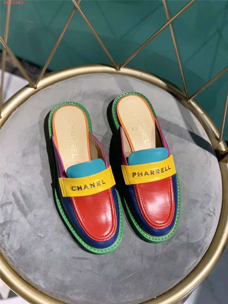 chanel pharrell slippers