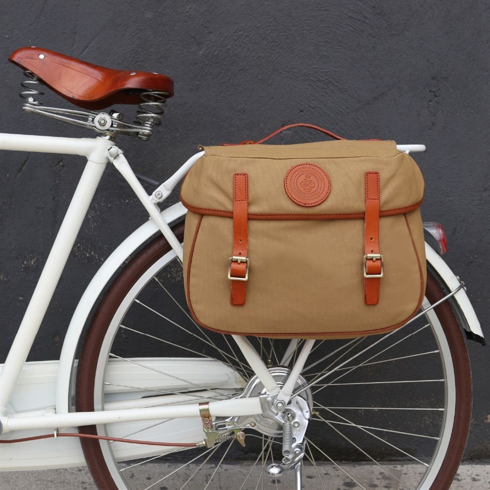2020 Tourbon Vintage Bicycle Pannier Bag Rear Rack Trunk Bike Backseat Luggage Double Roll Up Bag Retro Waxed Waterproof Canvas Khaki 367447 From Sportsshoes99 196 97 Dhgate Com