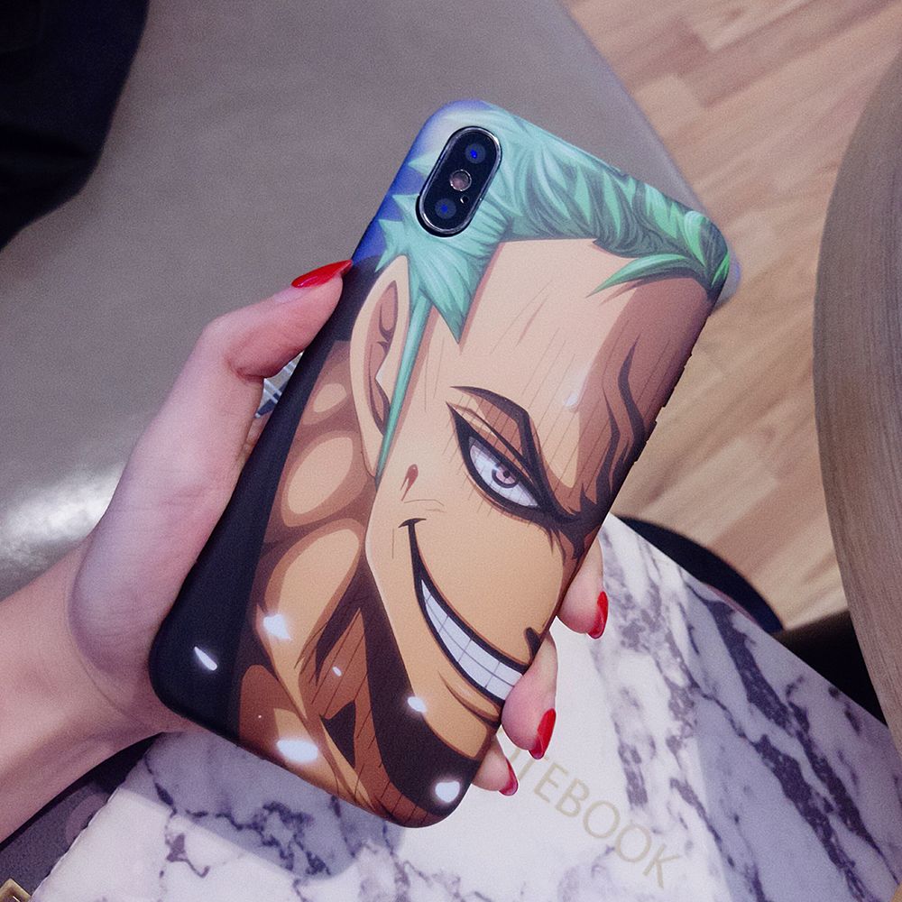 Melhor Mytoto Linxiang Anime Japonês One Piece Luffy Zoro Matte Phone Case  Capa Para IPhone 6 6s 7 8 Plus X XS Max XR A $26,46 | DHgate.Com
