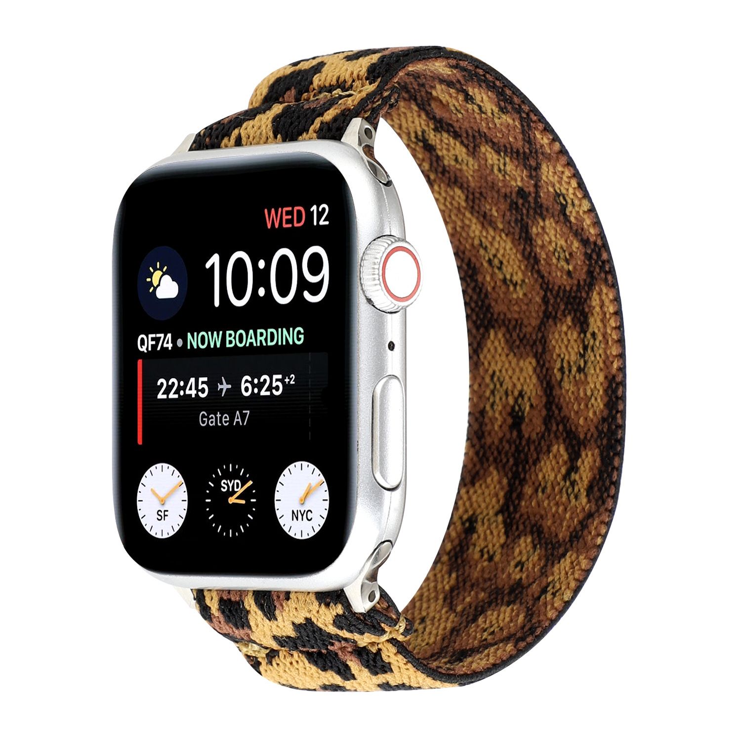 Elastic Pattern Stretch Bands Strap For IWatch Series 5 4 3 2 1 Apple