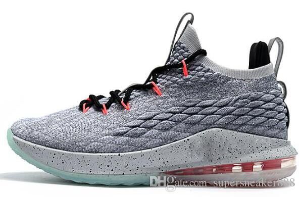 familia Gimnasta Ceder el paso Los diseñadores de alta calidad más nueva del fantasma Lebron 15 zapatos de  baloncesto de las zapatillas de deporte para hombre de la llegada de 15s  deportivos Lebron James 15 zapatos de baloncesto