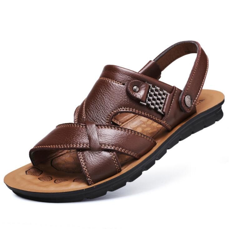 Compre 2020 Nuevas Sandalias Y Zapatillas Casuales De Cuero De Los Hombres  Clásicos Zapatos De La Playa Sandalias Para Hombre Zapatos De Hombre Para  Hombre Del Verano A 20,46 € Del Memebiu | DHgate.Com