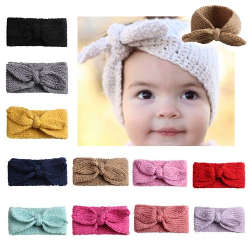 crochet bow headband