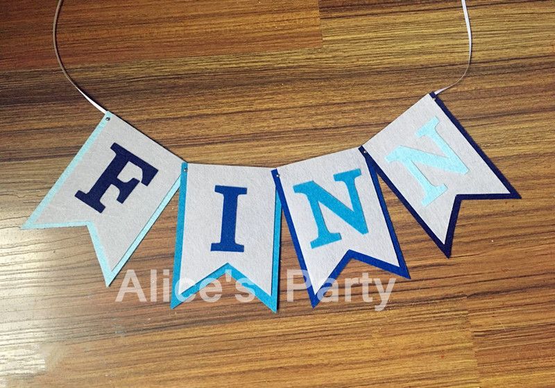 3pcs Pink Blue Whale Glitter Paper Banner Hanging Ornaments Ocean