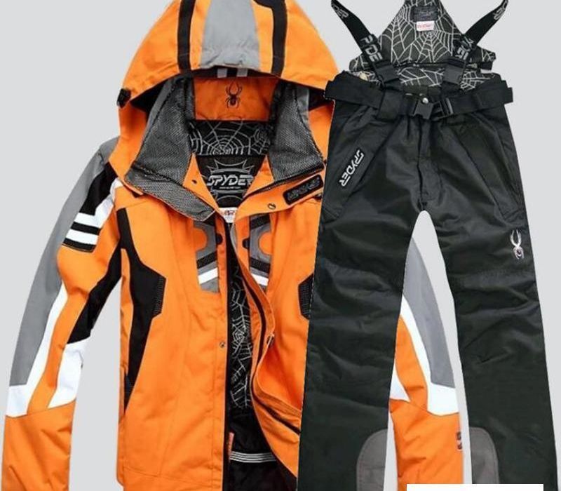 Compra Araña Chaquetas De Esquí De Montaña De La Marca Para Los Hombres  Nuevo Camping De Moda Trajes De Esquí De La Chaqueta Y Los Pantalones Los  Hombres De Lujo Del Deporte