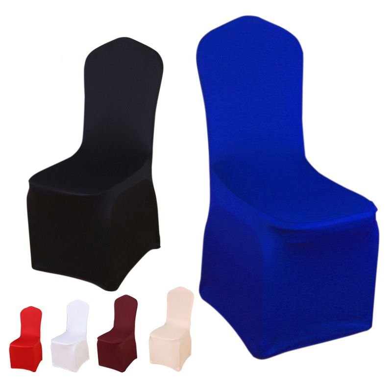 Universal Gold Chair Covers For Wedding Elastic Spandex Chair Cover Stretch Decor Chair