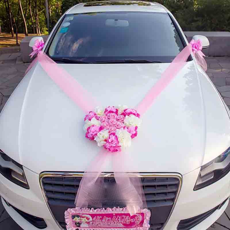 Grosshandel Hochzeit Auto Dekorative Blumen Kranze Kunstliche Blumen Auto Dekoration Sets Seidenblume Perle Garland Hochzeit Zubehor C18112601 Von Mingjing03 17 28 Auf De Dhgate Com Dhgate
