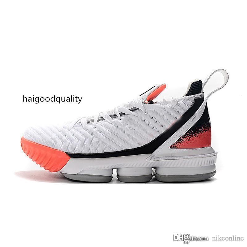 lebron 16 black orange