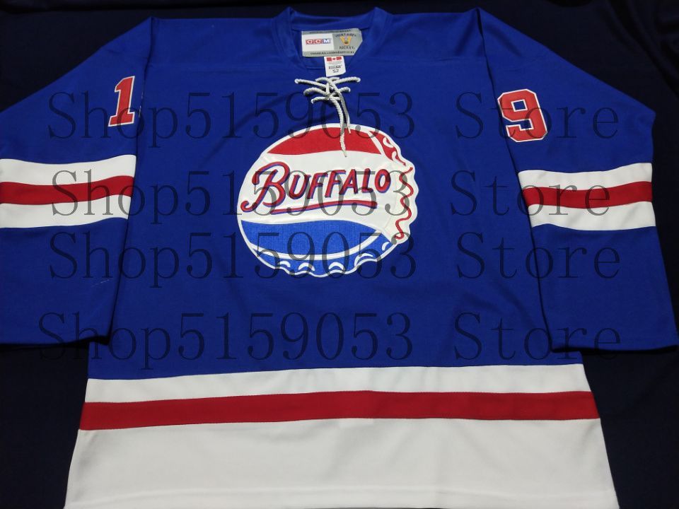 Wholesale Best Use Custom Name Buffalo Bisons Retro Hockey Jersey New
