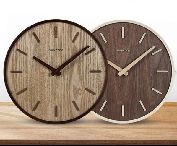 14 Inch Wooden Wall Clock Creative Vintage Non Ticking Silent Wall Clocks Kitchen Indoor Home Office Decorative From Angehome 44 23 Dhgate Com