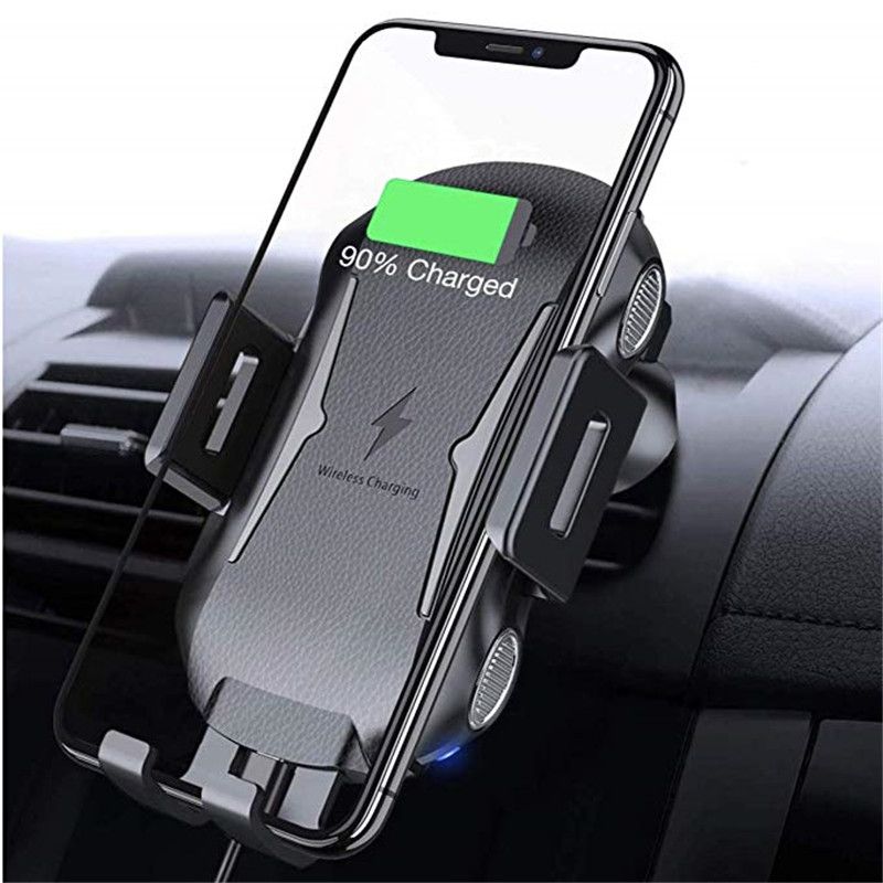 Qi Wireless Car Charger Magnetic Air Vent Mount Holder For Iphone XS Max Samsung