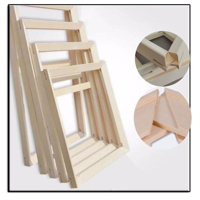 DIY Solid Wood Canvas Painting Frame Kit Wooden Photo Poster Inner Frames 