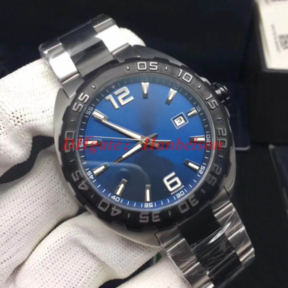 Two-tone steel strap (blue dial)