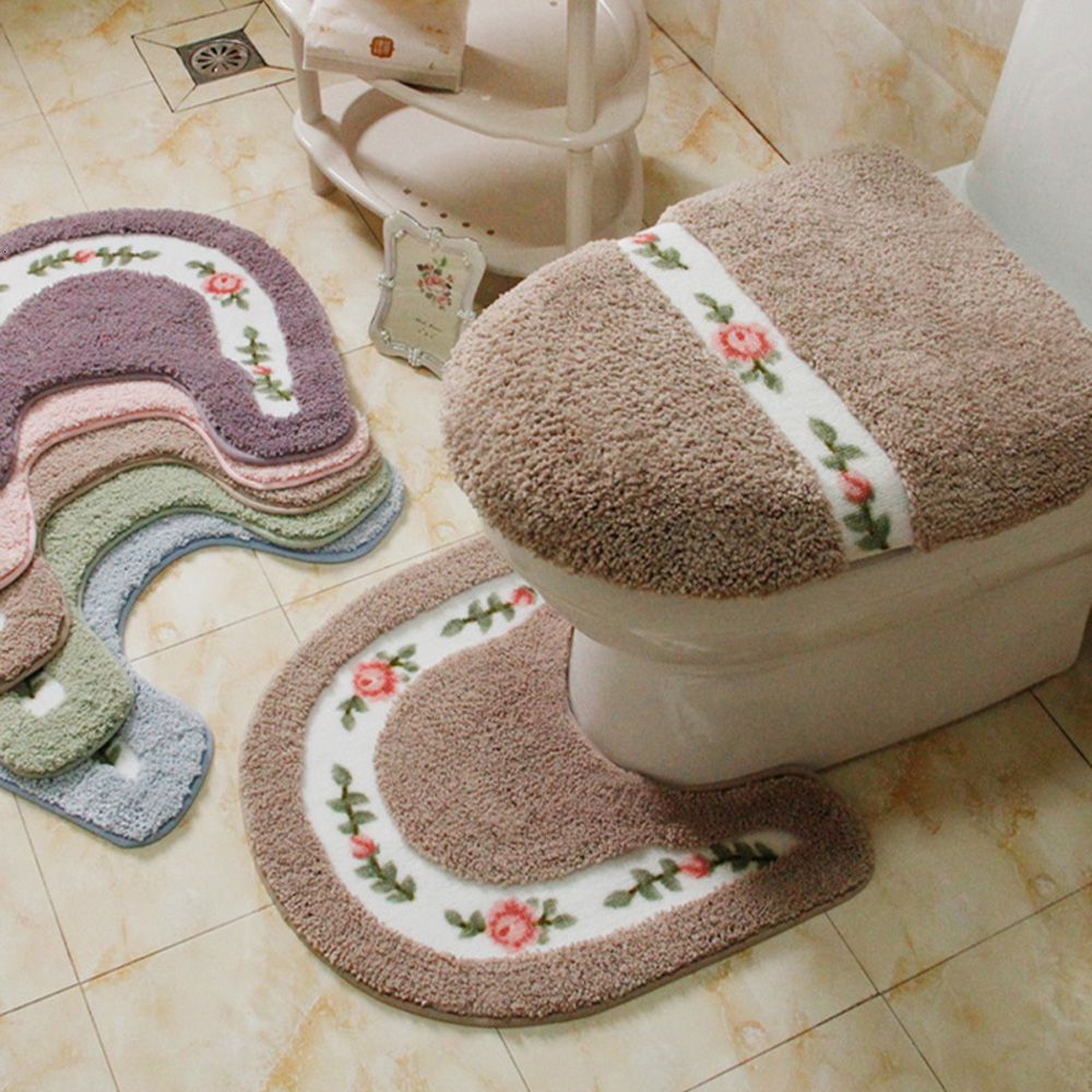 Satin Al 2adet Set Kis Kalinlasmak Isitici Yikanabilir Tuvalet Seti Banyo Halisi Klozet Kapak Kilim Banyo Klozet Kapagi Minder Takimi Sh190918 Tl125 31 Tr Dhgate Com