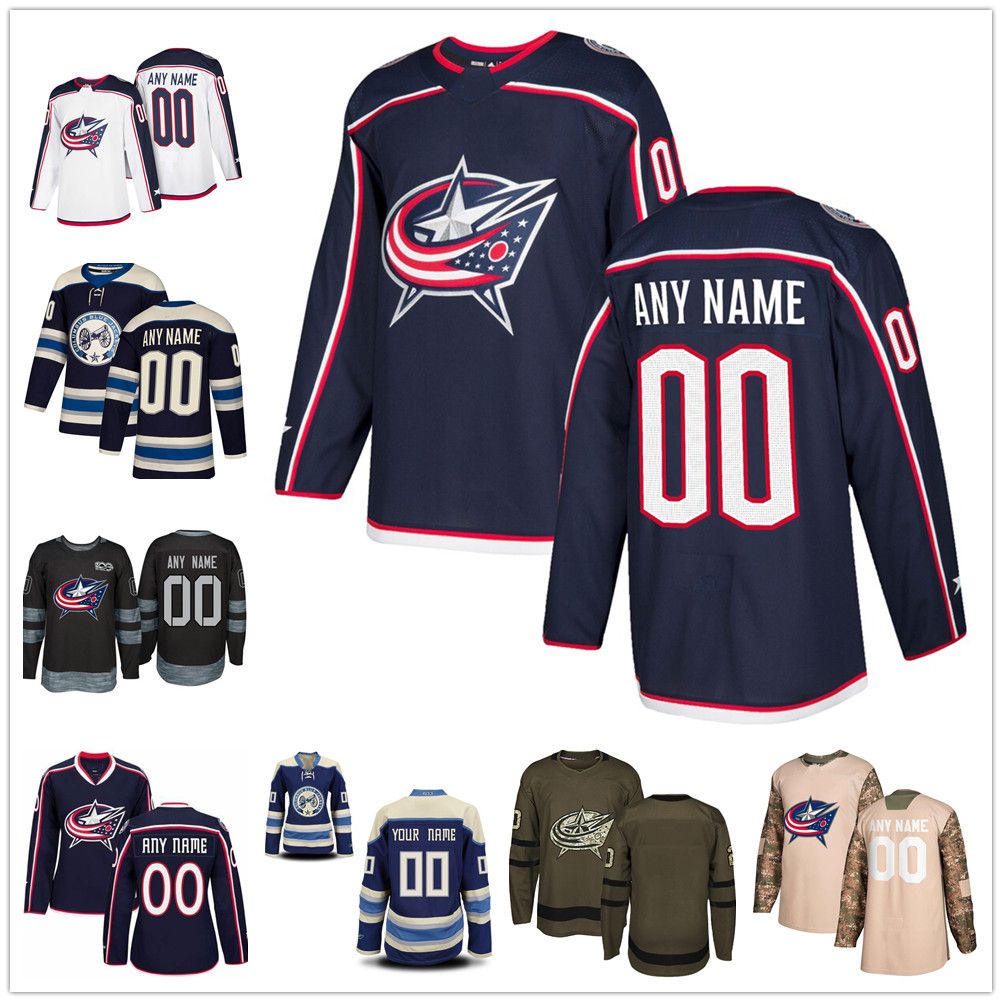 custom columbus blue jackets jersey