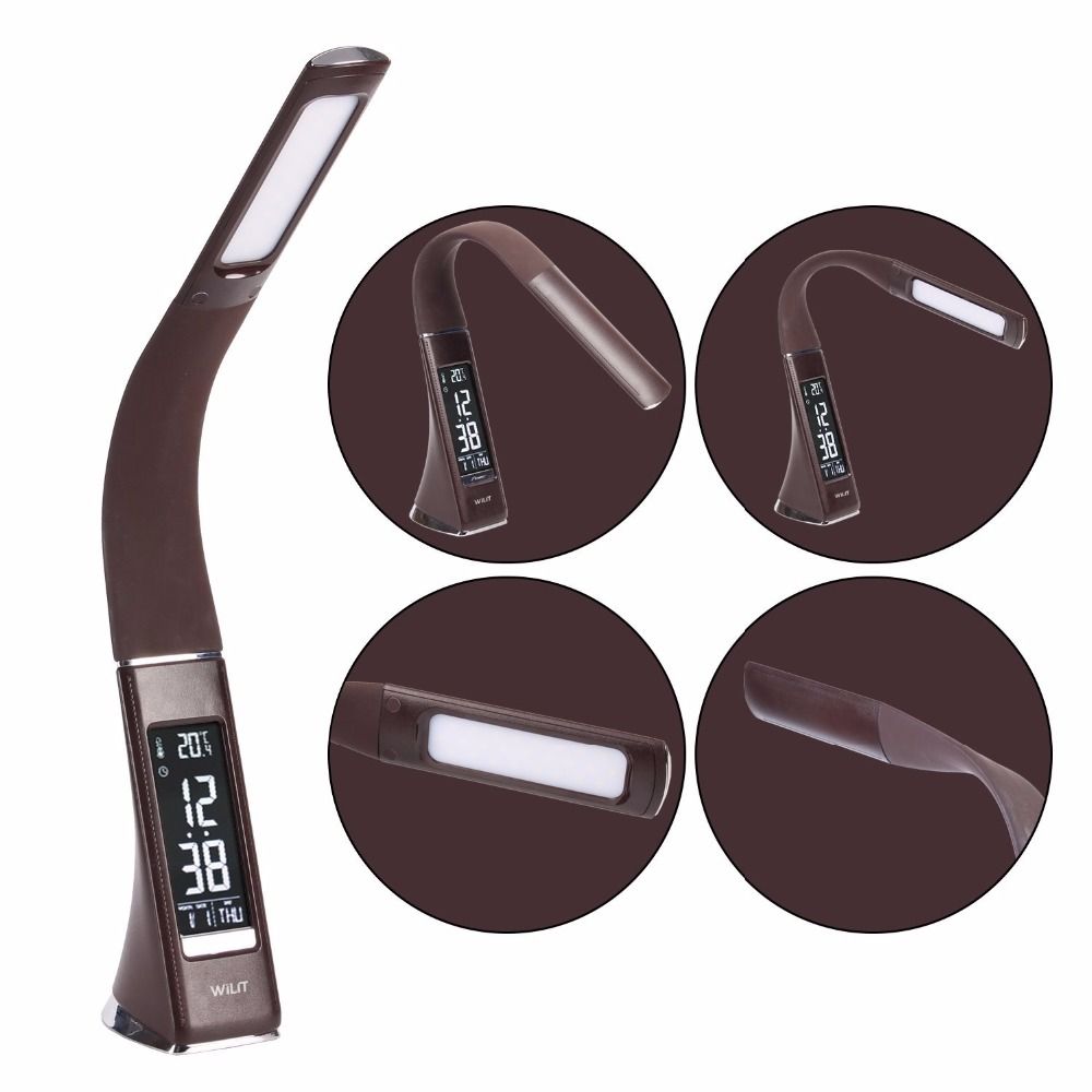 Lamps WILIT U2 5W LED desk lamp with alarm clock dimmable office desk